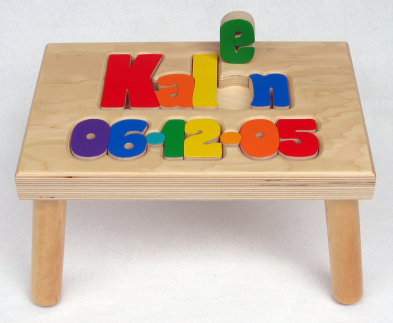 Kalen Birthdate Stool