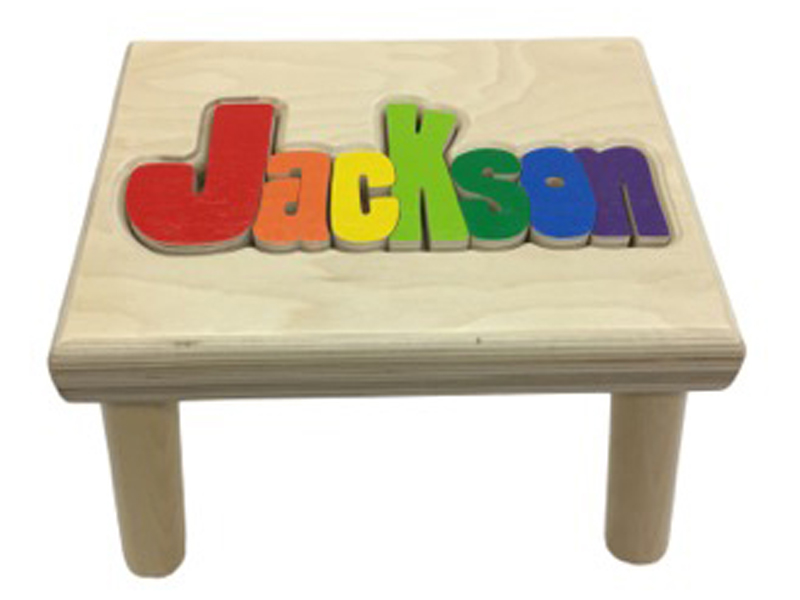Jackson Stool Letters In